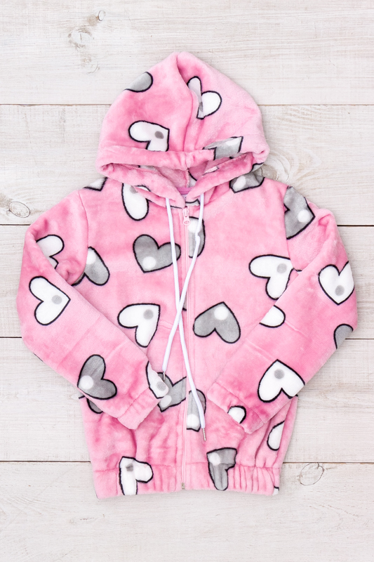 Джемпер для дівчинки (на блискавці)